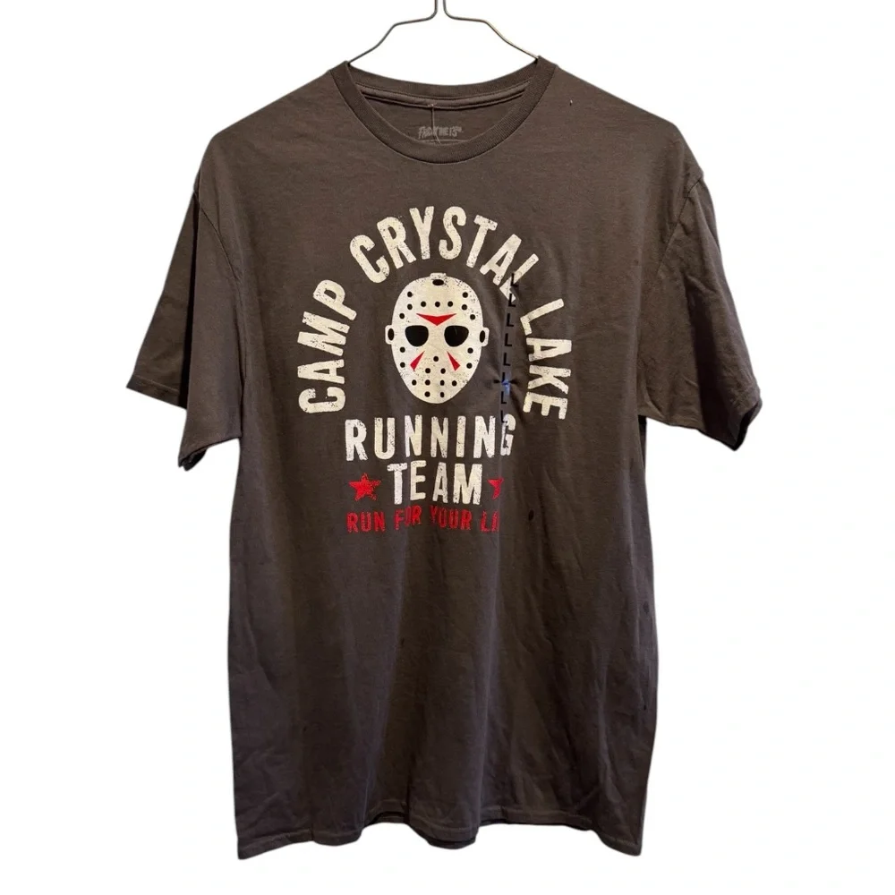 NWOT Unisex Camp Crystal Lake Running Team Shirt